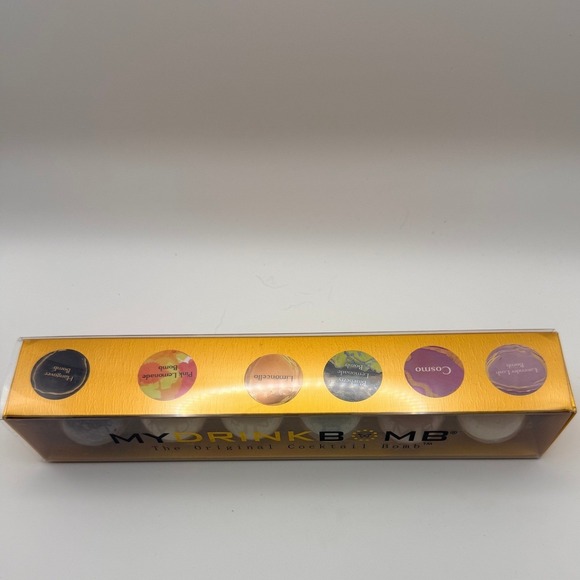 My Drink Bomb The Original Cocktail Bomb Set 6 Flavors Party Bar Mixology - Picture 4 of 8